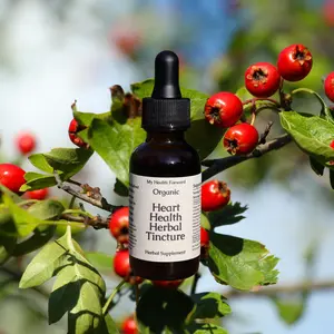 Organic Heart Health Tincture - Herbs for Cardiovascular Health & Energy