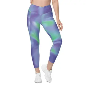 Tye Dye Crossover Leggings with Pockets - LaLa D&C