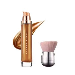 Fenty Beauty Body Glow Essentials: Body Lava Body Luminizer + Face & Body Kabuki Brush 160 Fenty Beauty Body Glow Essentials: Body Lava Body Luminizer + Face & Body Kabuki Brush 160