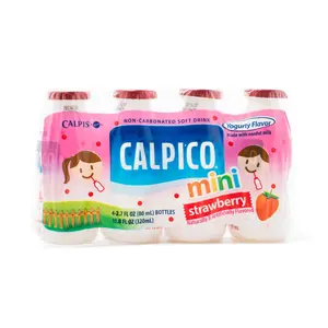 Calpico Mini Soft Drink, Strawberry Flavor 10.80 oz
