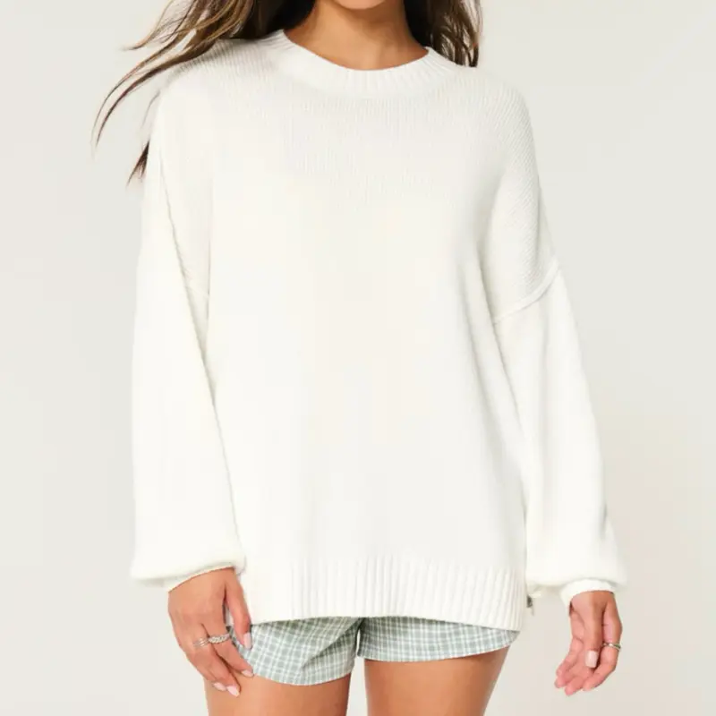 White sweater Womenswear