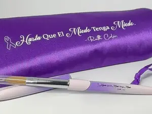 MG Mary Galarza Nail System Application Acrylic Nail Brush Size #12  100% Kolinsky #HASTAQUEELMIEDOTENGAMIEDO PINCEL