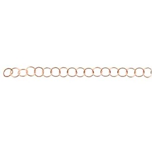14Kt Rose Gold Filled 3.5mm Round Cable Chain - 20ft