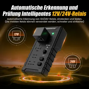 Car Relay Tester 2026 Upgrade, Smart 4 & 5 Pin Universal Relay Tester for 12V/24V Vehicles, LED Indicator Quick Diagnostic Tool for Auto Repair & DIY