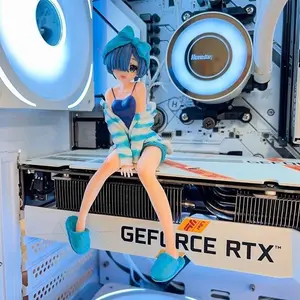 Ramen Scene Figure Display Model, Seating Pose Handmade Collectible Action Figurine, PVC Collectible Statue, Home Decor Ornament, Unique Gift Idea for Fans, Collectible Figurines