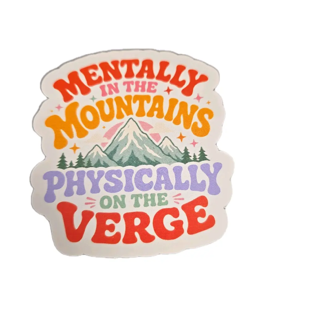 mountain sticker