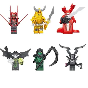 Ghost building block Master Moro villain ninja humanoid doll mini characters, children's toys, birthday gifts cartoon characters