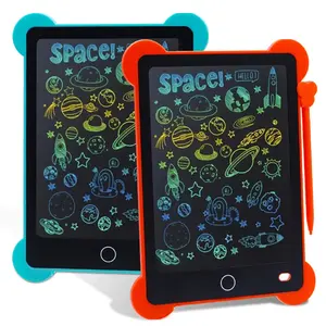 MIHUA 8.5 in Cartoon Handheld Digital Writing Tablet for Kids, ABS Graphic Drawing Board with CR2025 Battery, Eye-Protective LCD Screen, Slide Lock Educational Toy with Screen Protection