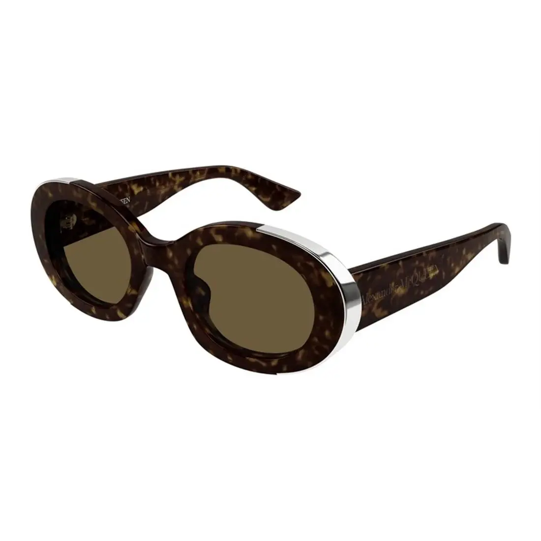 Women's Alexander McQueen AM0445S 002 Sunglasses (51mm)