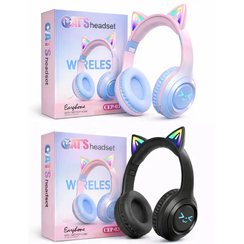 Gradient pink and blue+Black