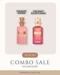 Fragrance Story The Must Women & The Must Exceptional 3.4FL Oz