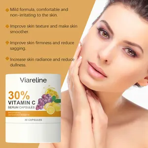 Viareline Vitamin C Brightening Serum Capsules - Dark Spot Corrector Skin Repair