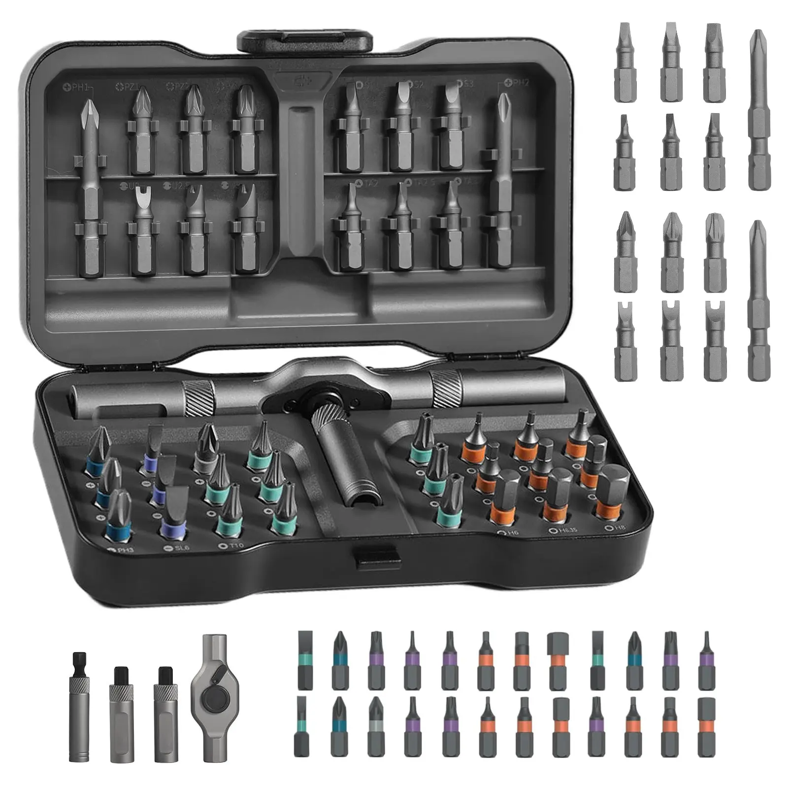SEESE 24 in 1 DlY Screwdriver Set,1 Set SwitchableScrewdriver Shape Magnetic Screwdriver Set,Compact and Portable Ratchet Screw0driver SetHome Repair Tool Box SEESE 24 in 1 DlY Screwdriver Set,1 Set SwitchableScrewdriver Shape Magnetic Screwdriver Set,Compact and Portable Ratchet Screw0driver SetHome Repair Tool Box
