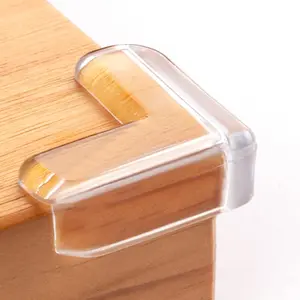 8 pack L Shape Clear Corner Protectors for Baby, Furniture Corner Guard & Edge Safety Bumpers, Baby Proofing for Sharp Furniture & Table Edges