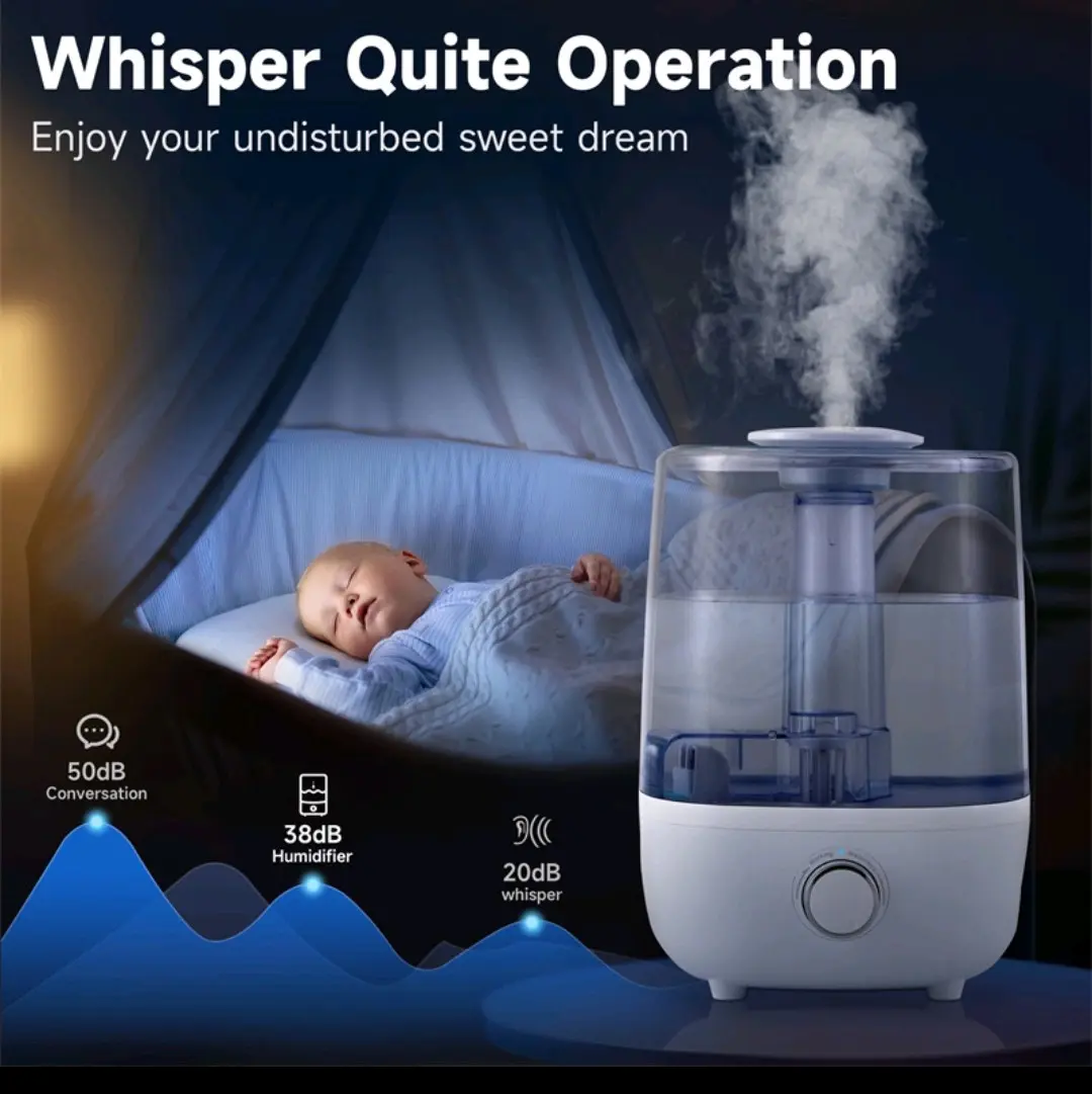 Breathe Easy Humidifier with Adjustable Mist Settings
