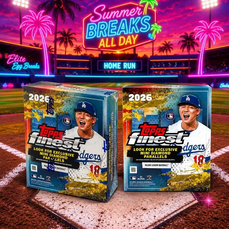 2026 Topps Finest Mega Boxes - EEB 59-2 Box PYT (2 Count)