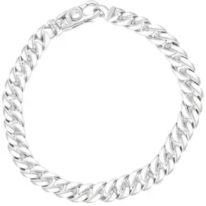 Men's Cuban Link 14k Gold (43gram) or Platinum (69gram) 8mm Bracelet 8.5"