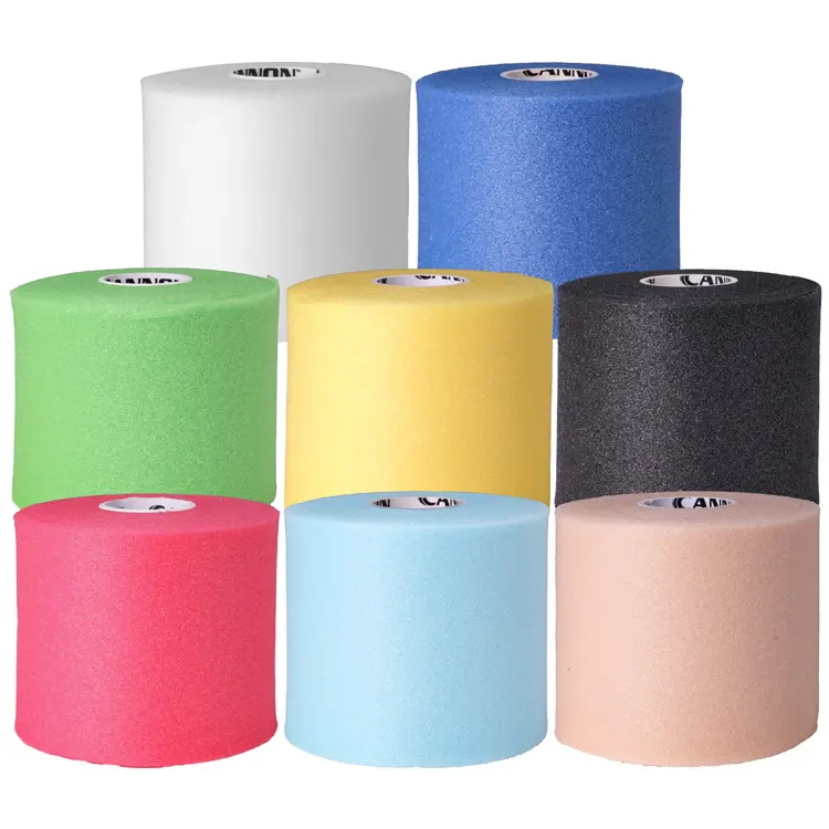 Cannon Sports Pre Wrap Foam Underwrap - 8 Pack, 2.75" x 30 Yards Per Roll (240 Total Yards) - Athletic Underwrap for Sports Tape, Training & Exercise, Assorted Colors