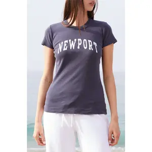 John Galt Women's Blue Hailie Newport T-Shirt - Multicolor