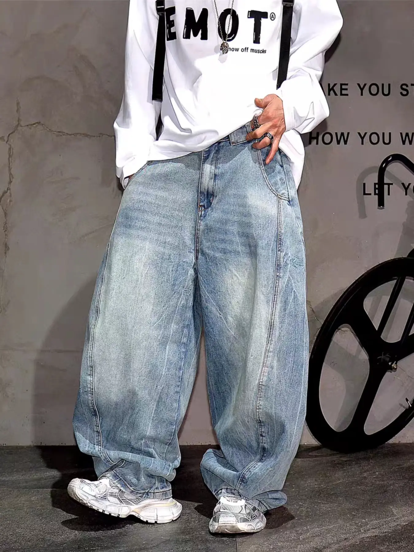 opium baggy jeans - TikTok Shop