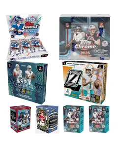 BREAK 1245 5/21 : (1) 2025 Topps Finest Hobby, (1) 2025 Topps Chrome JUMBO Hobby, (1) 2024 Panini Illusions Hobby, (1) 2024 Panini Zenith Hobby, (2) Topps Chrome Value Boxes, (1) Optic & (1) Select Blaster Pick Your Team Break Sports Trading Card