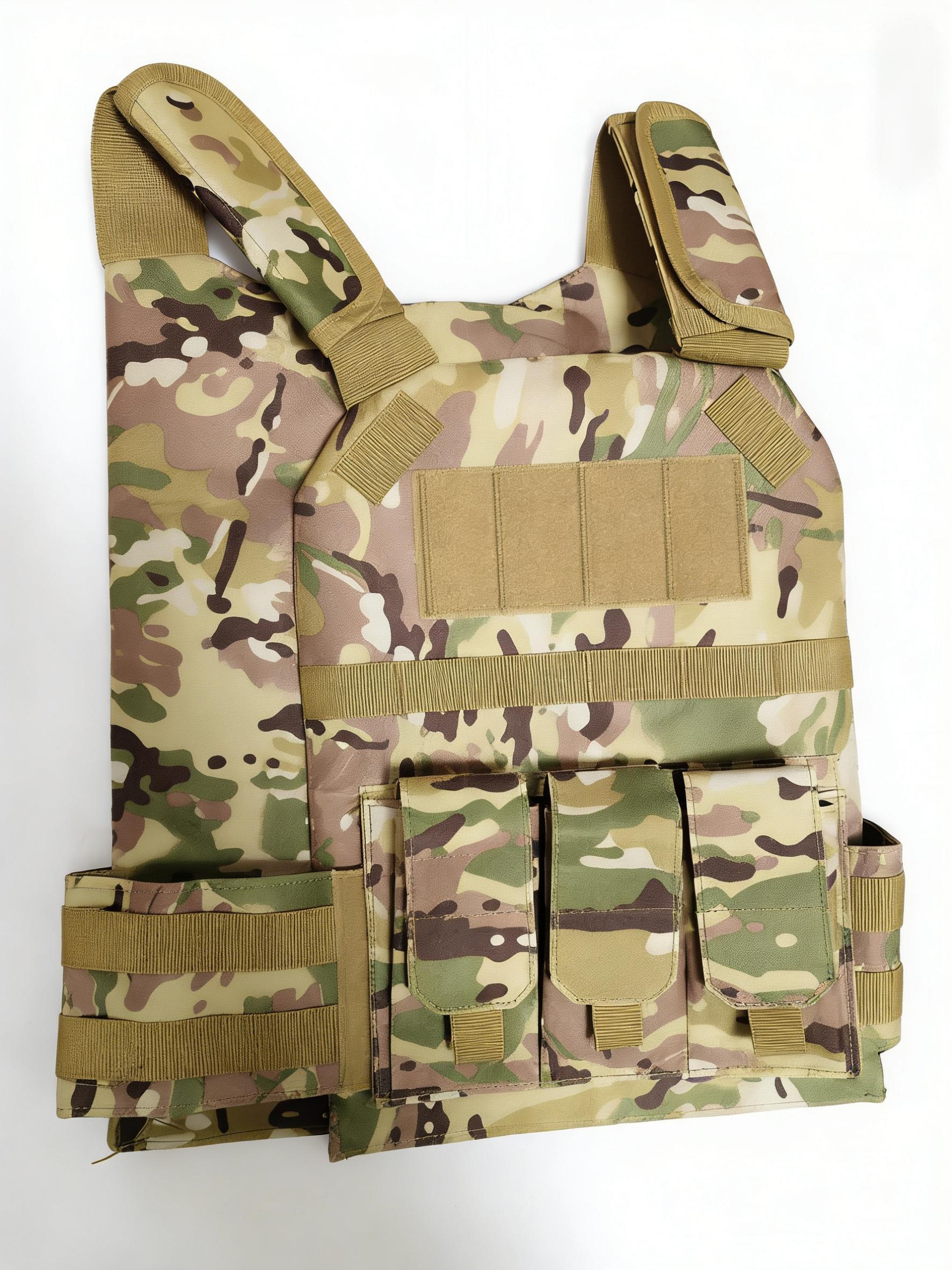 Kids Camo Tactical Vest Breathable Durable Airsoft Role Play Multi-Pocket Vest for Airsoft & Role Play Activities Comfortable 600D Polyester Material Perfect Birthday Easter Gift weighted vest weighted vests compression tank top Outdoor Boys Active Outfit