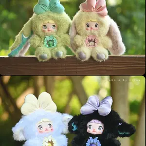 Nommi-V6 Fantasy World Series Plush Blind Box Handbag Keychain Stuffed Animal Girls Birthday Gift Adorable Kawaii Surprise Toy Collectible Figure Ultra Soft Plush Perfect for Teens & Kids