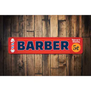 Vintage Barber Shop Sign
