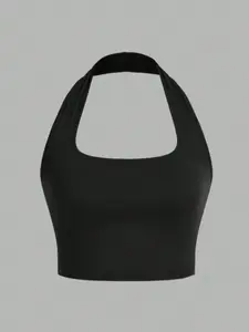 Spring Summer New Women's Crop Top Tank, Sleeveless Sports Vest, Breathable Fabric, Outdoor Activities, Active Lifestyle, Fashion Casual Wear, Sleeveless Gym Tops
