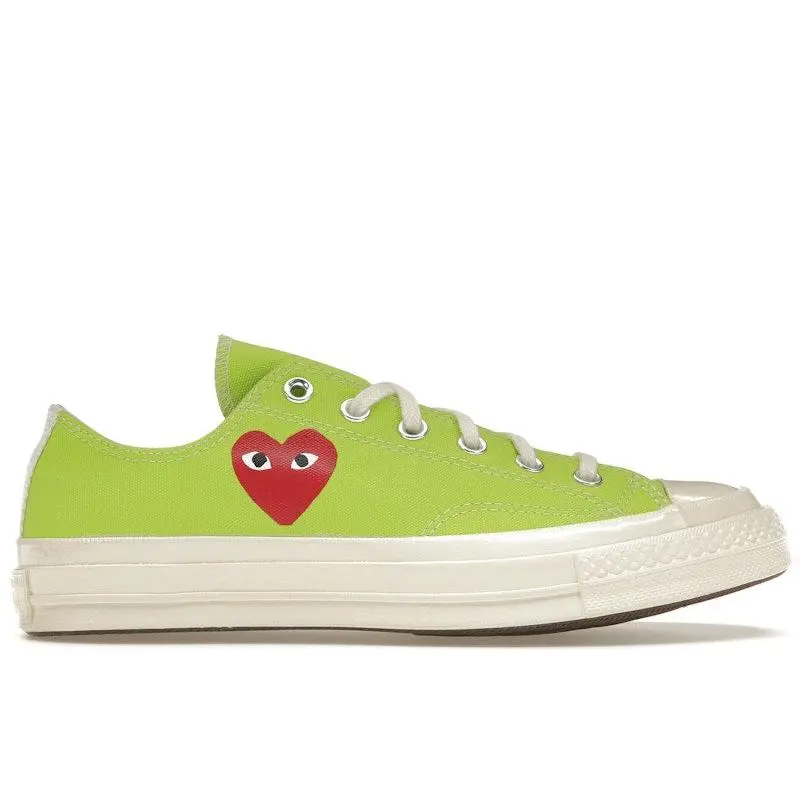 Converse Men's Chuck Taylor All Star 70 Ox Comme des Garcons PLAY Bright Green, from StockX