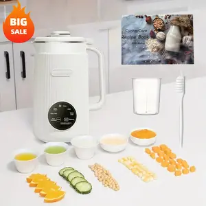 Stainless Steel Automatic Nut Milk Maker- 40oz (1200ml),Automatic Nut Milk & Juice Extractor with Wall-Breaking Technology,Versatile for Almond, Oat, Soy & Rice Milk,Free recipes，Holiday Gifts For summer Blender Machine ,juicermachine ,cold pressed juicer