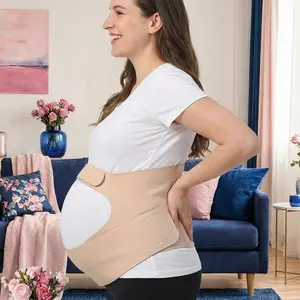 Women's Maternity Support Belt Adjustable Waist Breathable Design Pregnancy Belly Support Band for All-Day