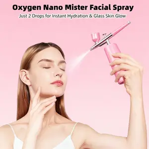 Oxygen Nano Mister Facial Spray - Deep Hydration & Oxygen Infusion for Brighter & Rejuvenated Skin - Portable Nano Atomization for Dewy Radiance at Home Thanksgiving, Black Friday Gift