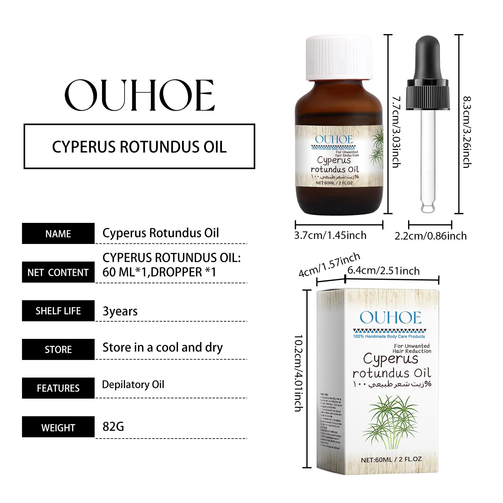 Cyperus Rotundus Oil for Hair Removal, Organic Topical Cyperus Rotundus Oil, Skin Care After Shaving Body Care Product Cyperus Rotundus Oil for Hair Removal, Organic Topical Cyperus Rotundus Oil, Skin Care After Shaving Body Care Product