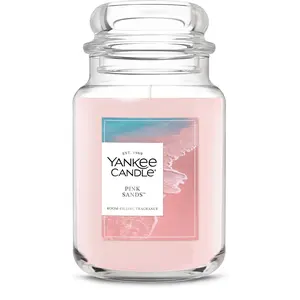 Yankee Candle Pink Sands Original Large Jar Scented Candles, 22 Oz
