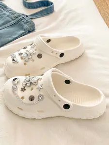 Trendy Eva Sandals for Women, Soft Sole, Lightweight, Comfortable, Versatile, Beach & Garden Shoes, Stylish Hollow Out Design