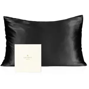 Satin Pillowca for Hair and Skin, Standard Queen King Pillow with Hidden Zipper, Soft Breathable Smooth Cooling Pillow for Sleeping