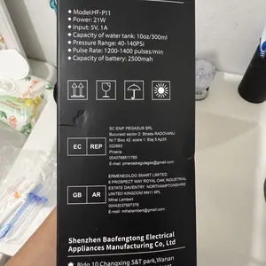 h2ofloss Water Dental Flosser TikTokShopBlackFriday -5 Modes Portable Oral Irrigator Braces Rechargeable & IPX7 Waterproof Teeth Cleaner for Home Travel P11 Black bundle sets holiday value pack stock up