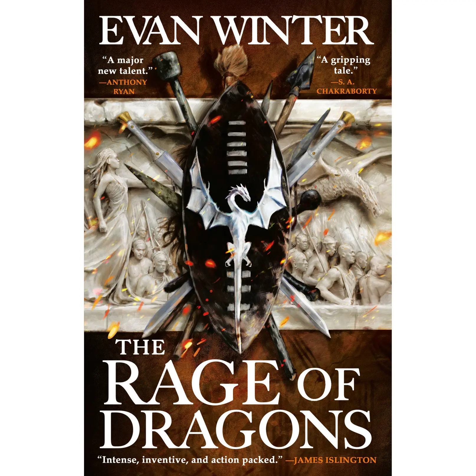The Rage of Dragons by Evan Winter [Paperback Book]