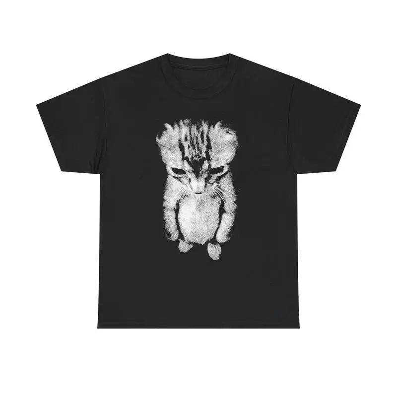 Sad Meme Cat Tshirt,  Unisex Short Sleeve Animal Gift, Funny Shirt