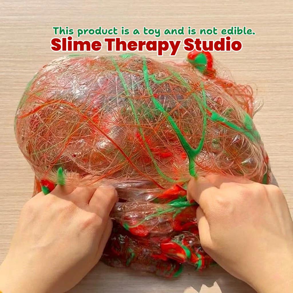 Christmas-Themed Water Slime — 3 Styles: Christmas Tree, Candy Cane, Snow on Christmas Eve (500ml) | Premium Scent | Fascia-like Texture | Whimsical Stress-Relief Toy | ASMR, Stress Relief, Fidget Toy, Best-Selling