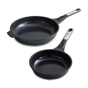 BergHOFF Phantom 2pc Nonstick Ceramic Fry Pan Set, Recycled