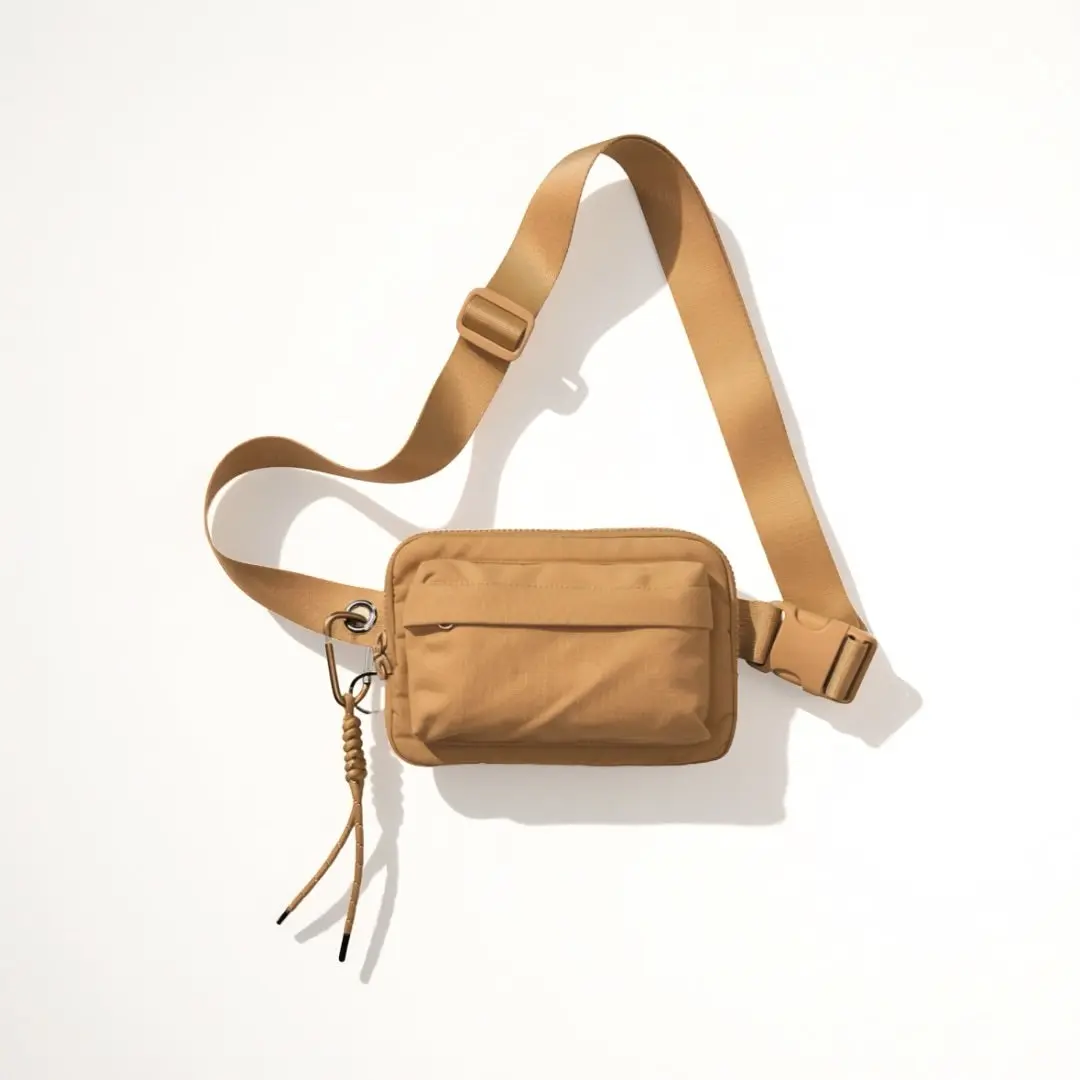Iris Multi Pockets Crossbody Bag with Keychain (#12123) - By Iris