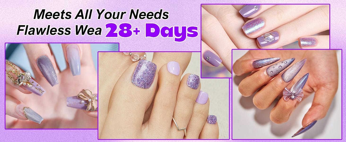 Nail glue with glue remover kit, super strong nail glue 15g for acrylic nails press on nails, 15g glue to remove false nails, strong glue remover, nail polish manicure