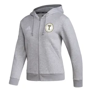 adidas Womens Georgia Tech Hoodie Athletic Outerwear Casual - Grey