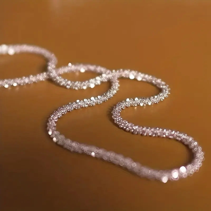 1pc Sparkling Minimalist Stainless Steel Chain Sky Star Necklace for Men and Women (18-30 inches), Father's Day Gift Fashion Jewelry Party Handmade Fashion Accessory
