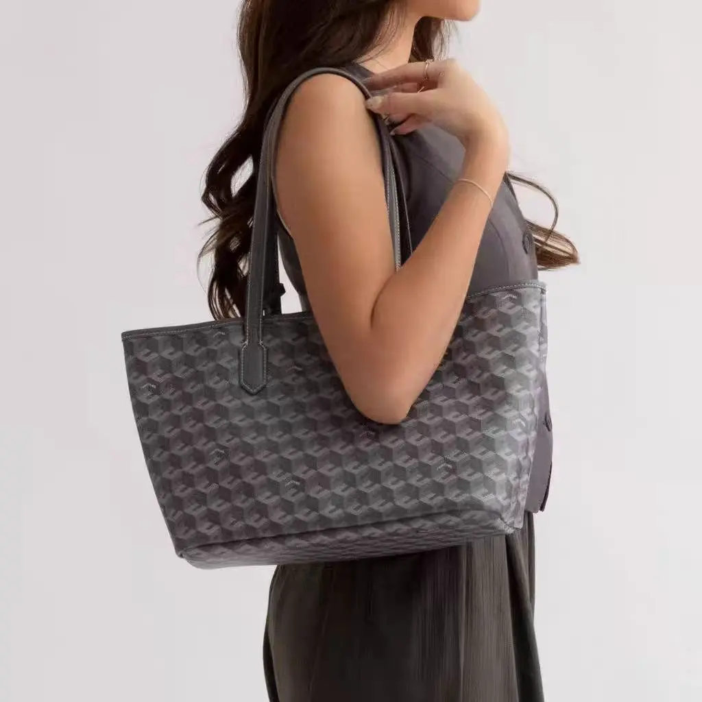 Shopping bag Mummy tote Bag double sides leather mini Premium PU Leather Tote Bag, Small Medium Large Sizes, Spacious Lightweight Shoulder Bag for Daily Work & Travel &Sports Outdoors Date Gifts for girls and ladies