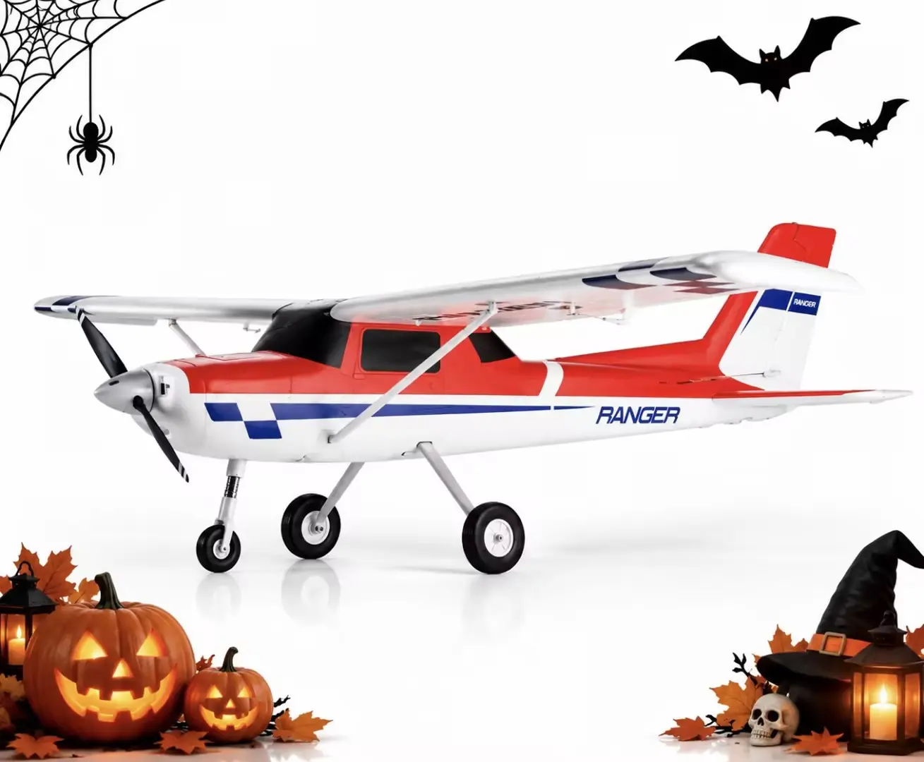 FMS 1220mm Ranger EP V2 With Reflex V3 PNP/RTF Hobby-Grade RC Airplane (Remote Control Aircraft, Outdoor Racing Rechargeable Aeroplane) for Beginner Adults (RTF: Plane, Remote, Battery, Charger; PNP: Transmitter, Receiver, Battery, Charger Not Included)