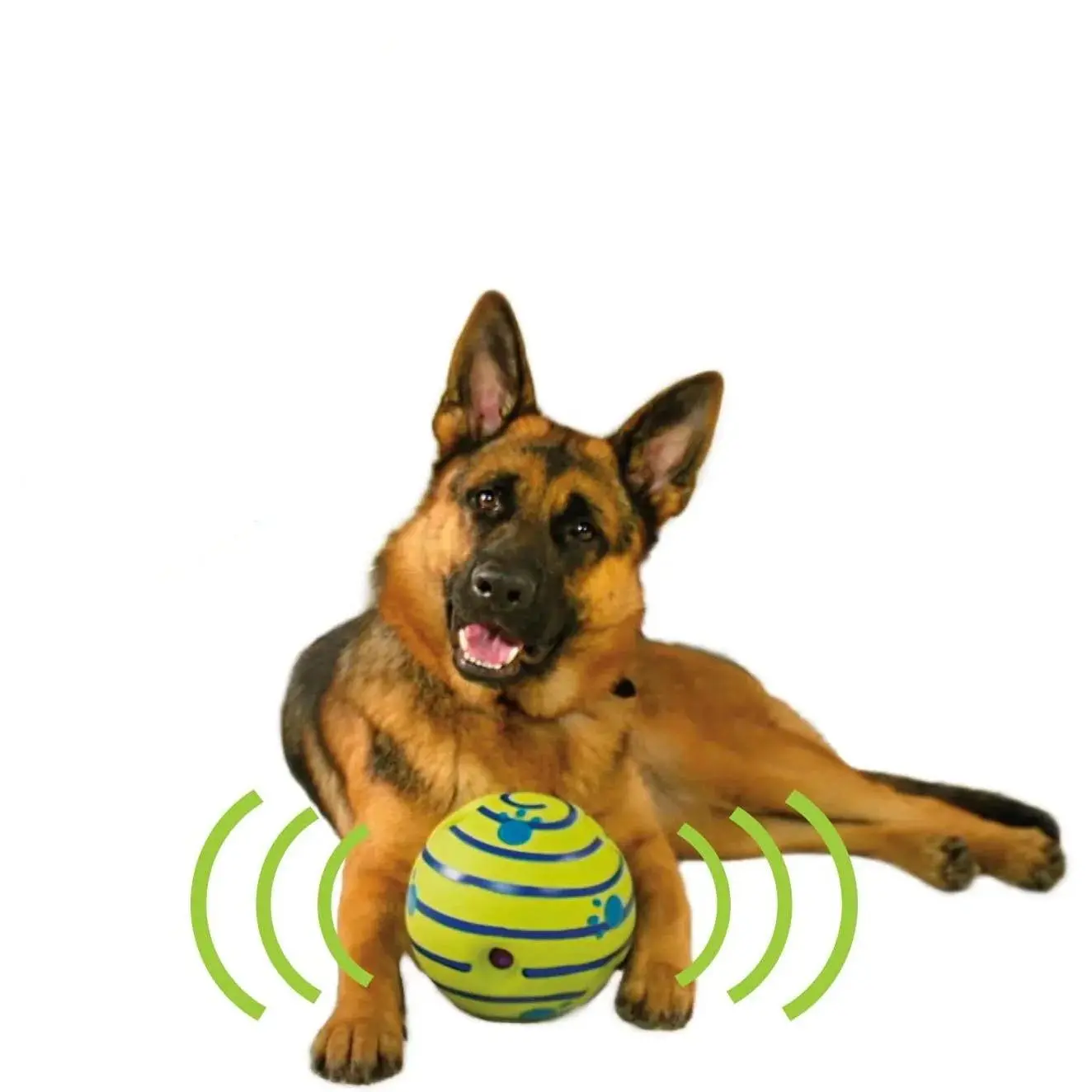 Giggle Ball Bouncing Ball Dog Toy Wobble Wag Giggle Glow Ball Interactive  Dog Ball With Glow-In