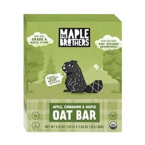 Apple, Cinnamon & Maple Oat Bars - 6 Pack